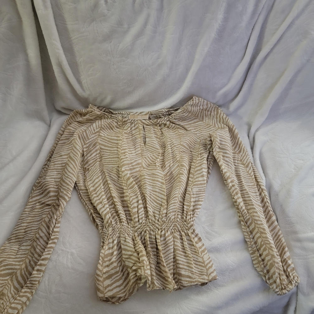 Michael Kors zebra print top
